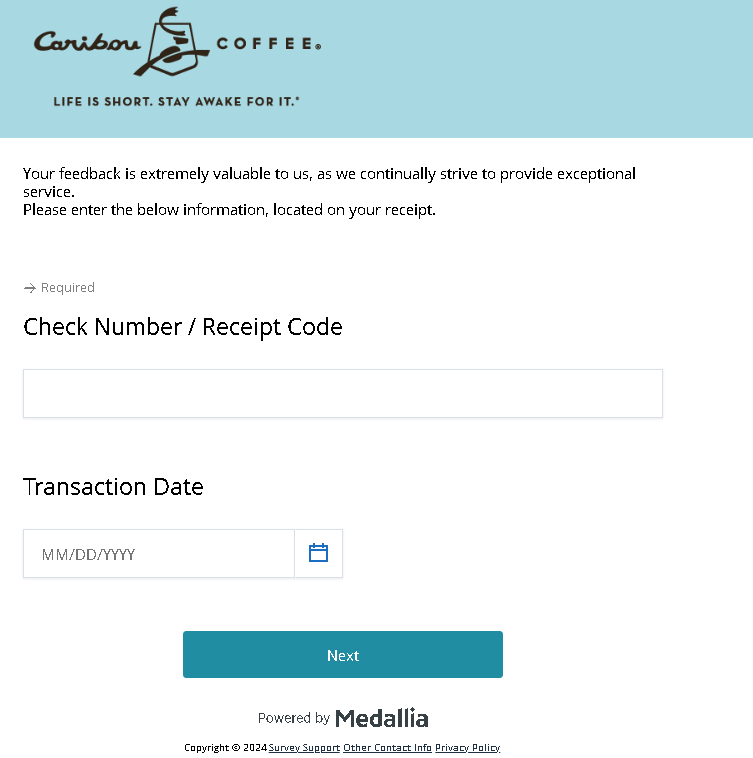 TellCaribou.com - Get Free Coupon Code - Caribou Coffee Survey